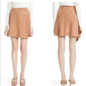 Ted Baker - Ursina Wrap Suede Miniskirt